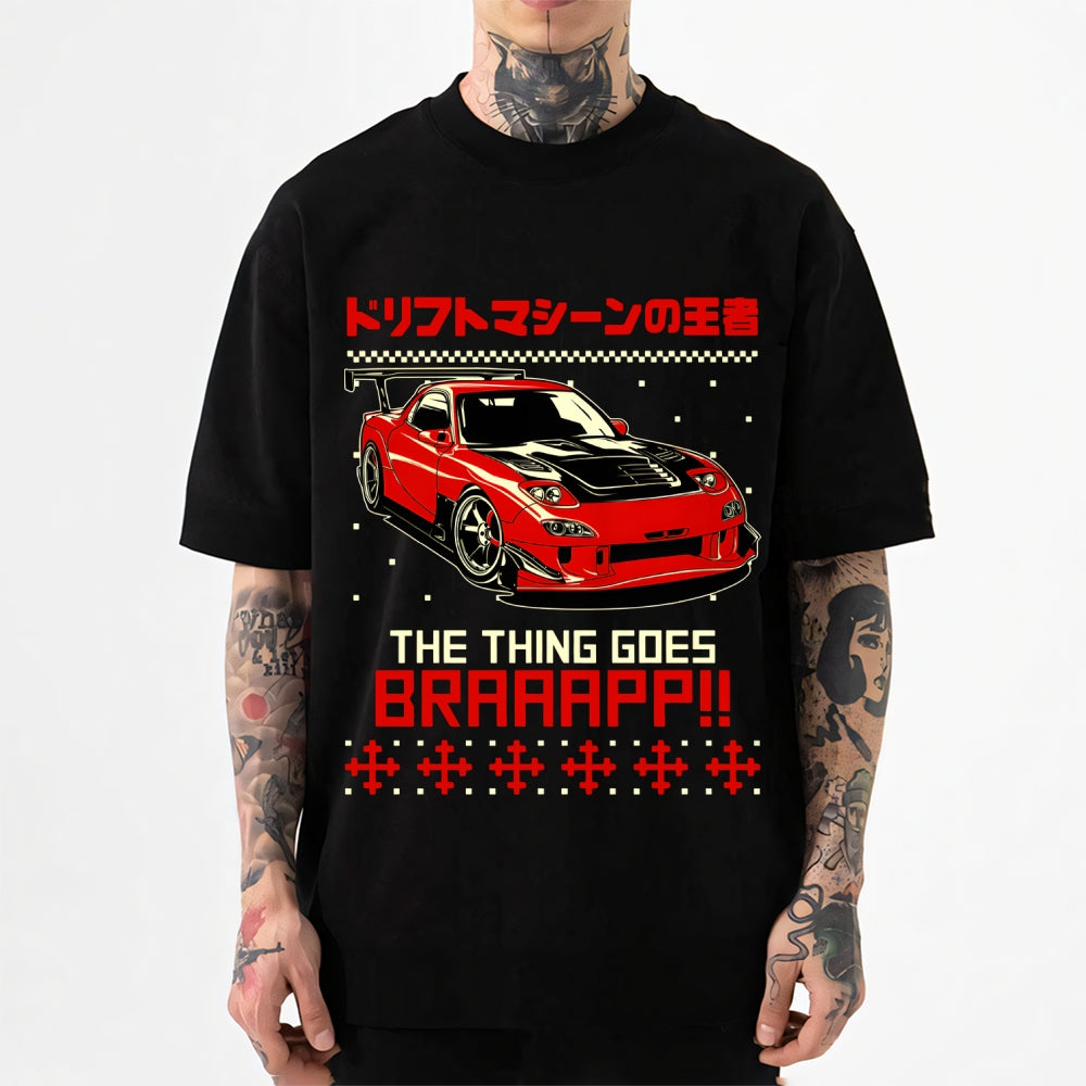 Mazda Rx7 FD Christmas Japanese Style Classic Tee