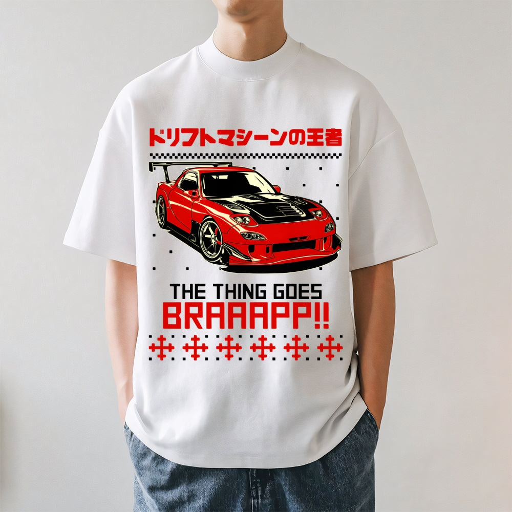 Mazda Rx7 FD Christmas Japanese Style Classic Tee