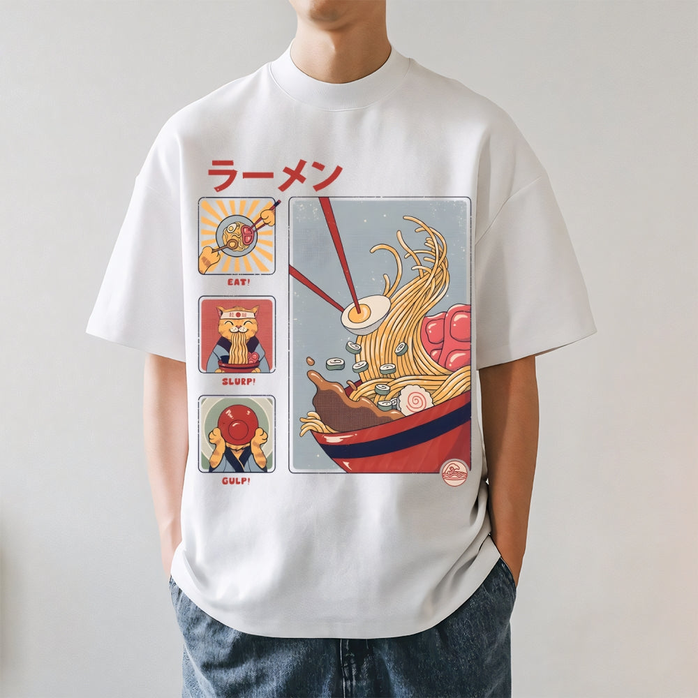 Ramen Cat Japanese Style Classic Tee