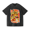 Shogun Tiger Vintage Wash Japanese Design T-Shirt