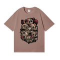 Skull Horror Flowers Japanese Style Classic Tee
