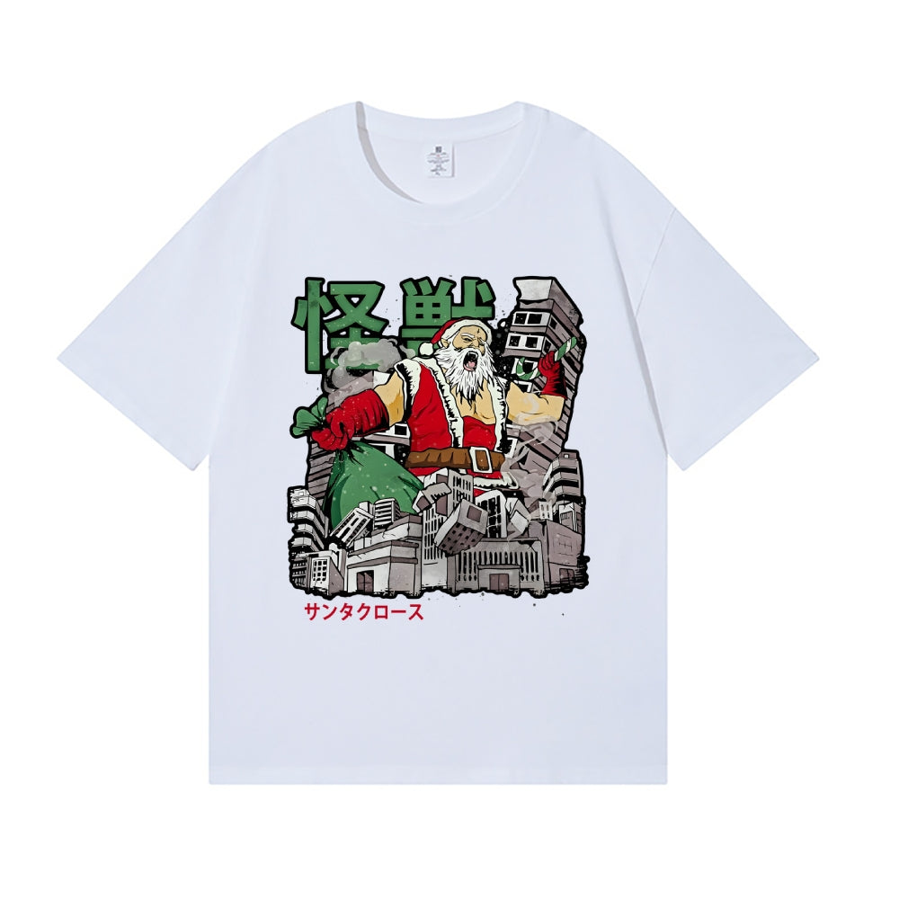 Kaiju Santa Claus Japanese Style Classic Tee