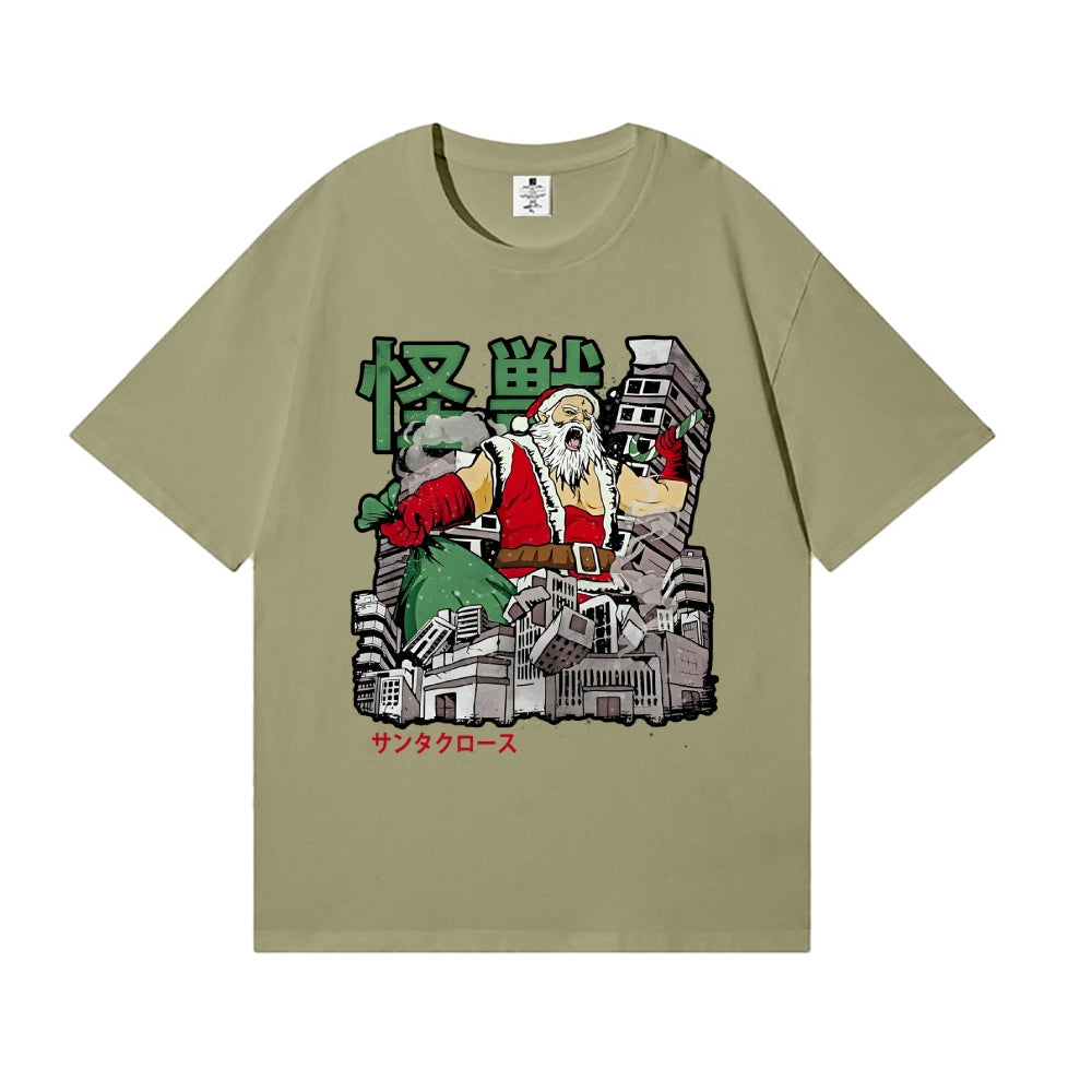 Kaiju Santa Claus Japanese Style Classic Tee