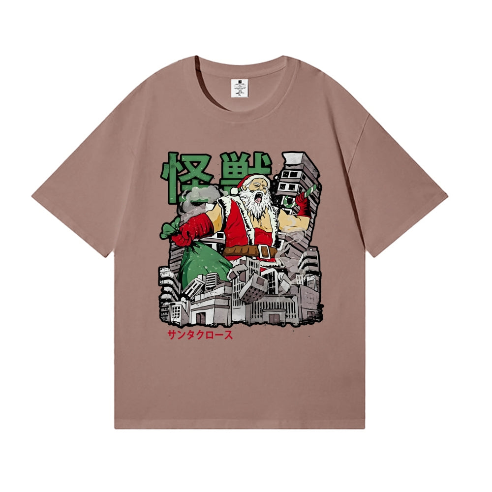 Kaiju Santa Claus Japanese Style Classic Tee