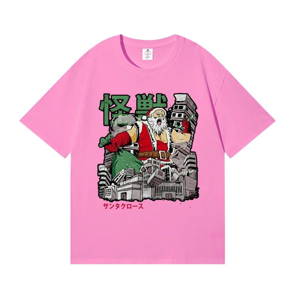 Kaiju Santa Claus Japanese Style Classic Tee