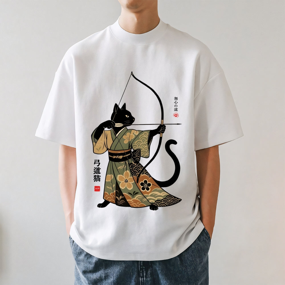 Archer Cat Japanese Style Classic Tee