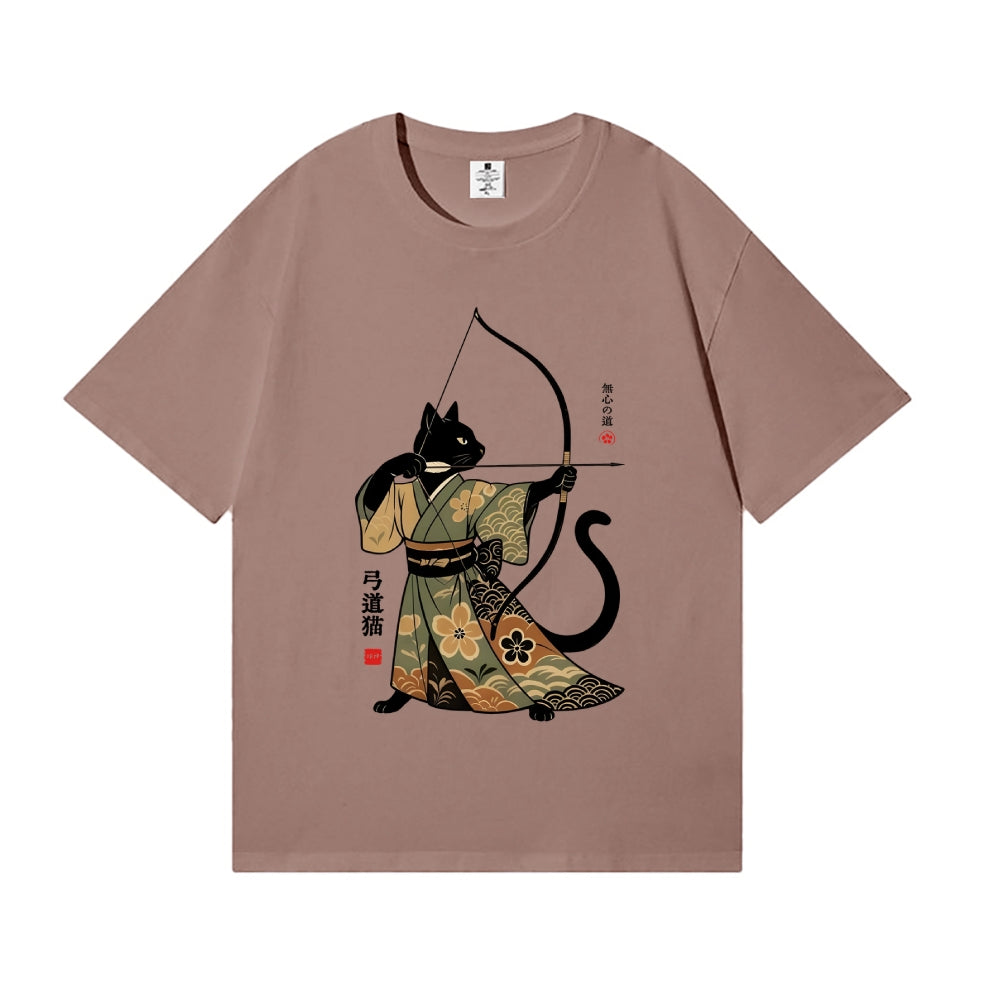 Archer Cat Japanese Style Classic Tee