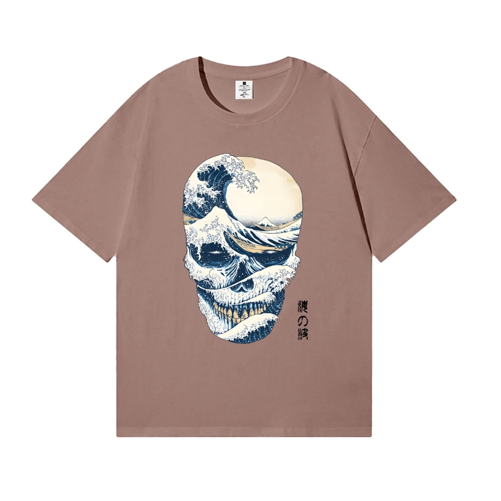 The Great Wave off Skull Japanese Style Classic Tee