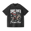 Raccoon Christmas Vintage Wash Japanese Design T-Shirt