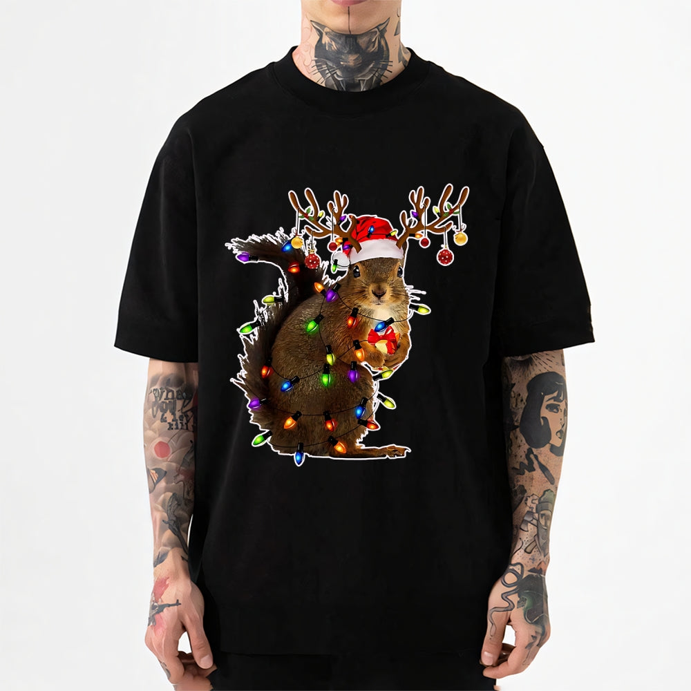 Christmas Squirrel Japanese Style Classic Tee