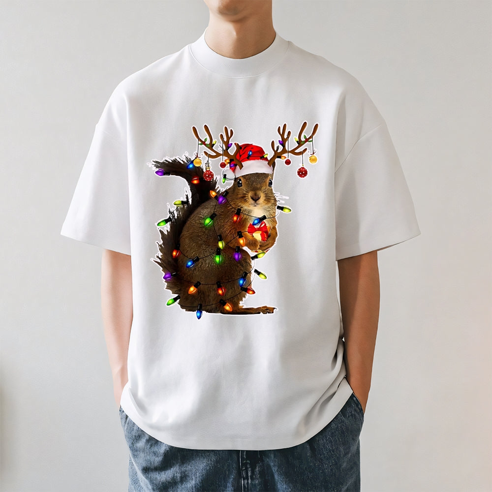 Christmas Squirrel Japanese Style Classic Tee