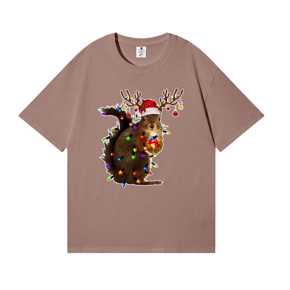 Christmas Squirrel Japanese Style Classic Tee