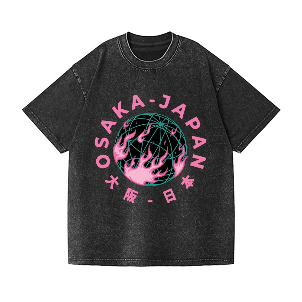 Osaka Vintage Wash Japanese Design T-Shirt