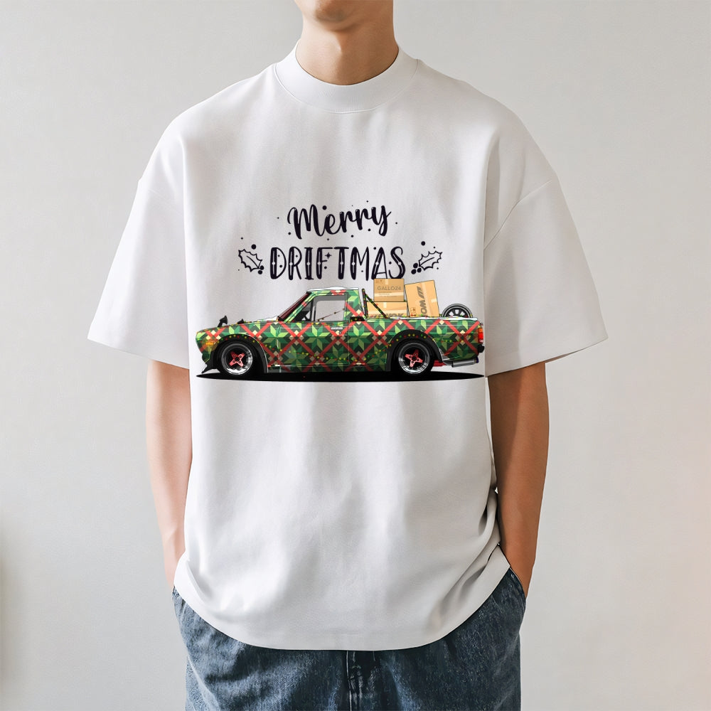 Merry Christmas Drift Car Japanese Style Classic Tee