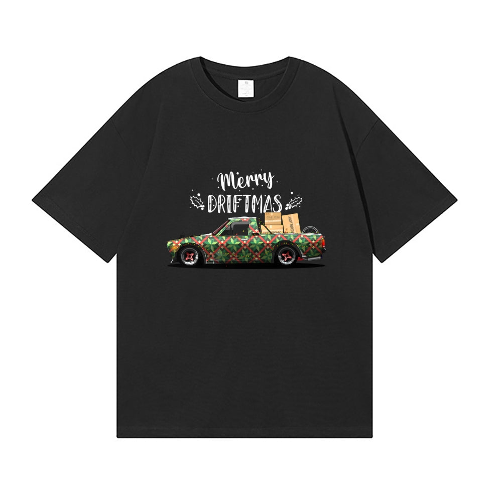 Merry Christmas Drift Car Japanese Style Classic Tee