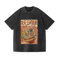 Kaiju Ramen Vintage Wash Japanese Design T-Shirt
