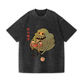 Ghost Ramen Vintage Wash Japanese Design T-Shirt