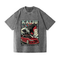 Kaiju Car Vintage Wash Japanese Design T-Shirt