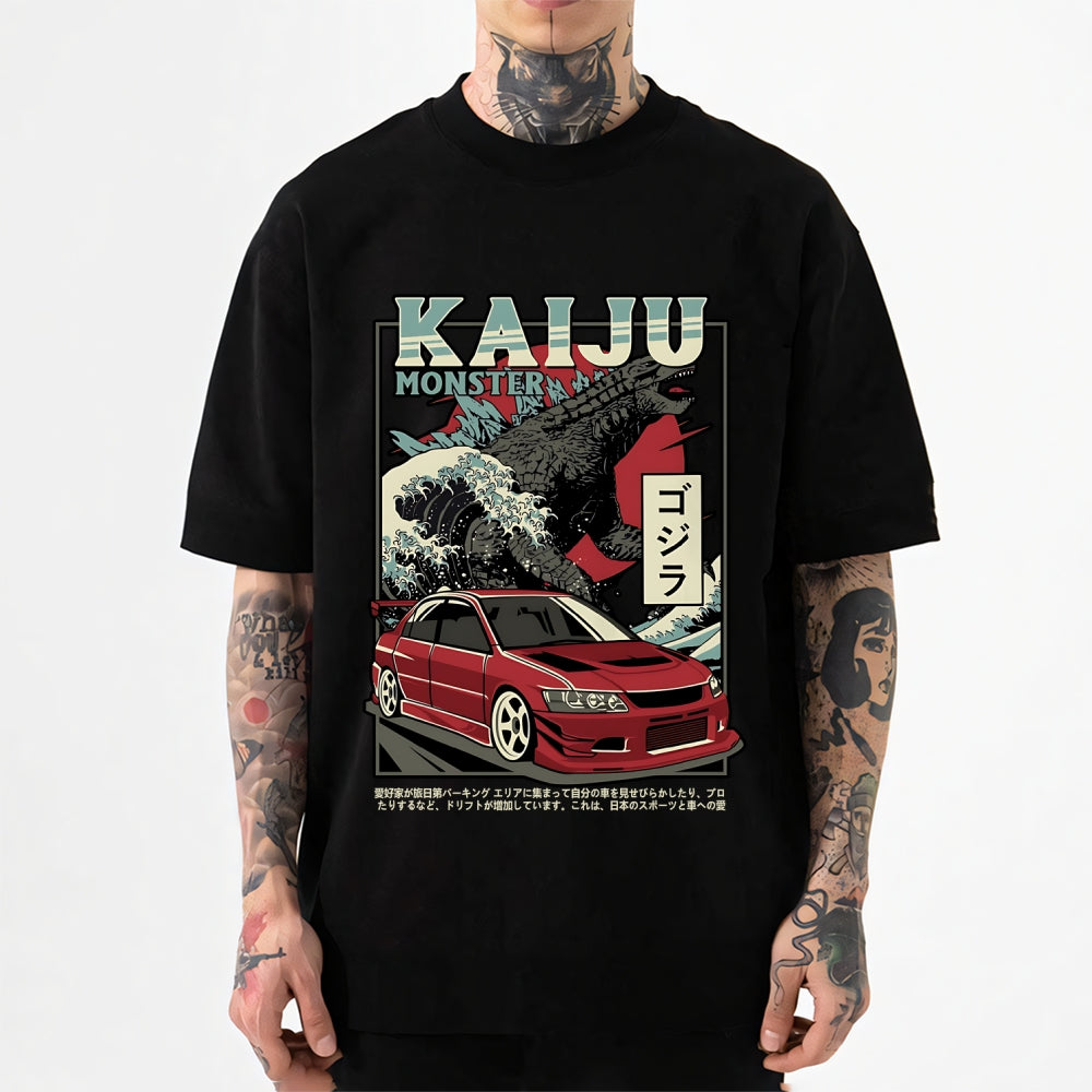Kaiju Car Japanese Style Classic Tee