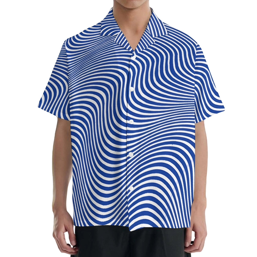 Wave Japanese Style Camp Shirt