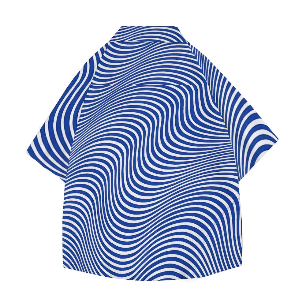 Wave Japanese Style Camp Shirt