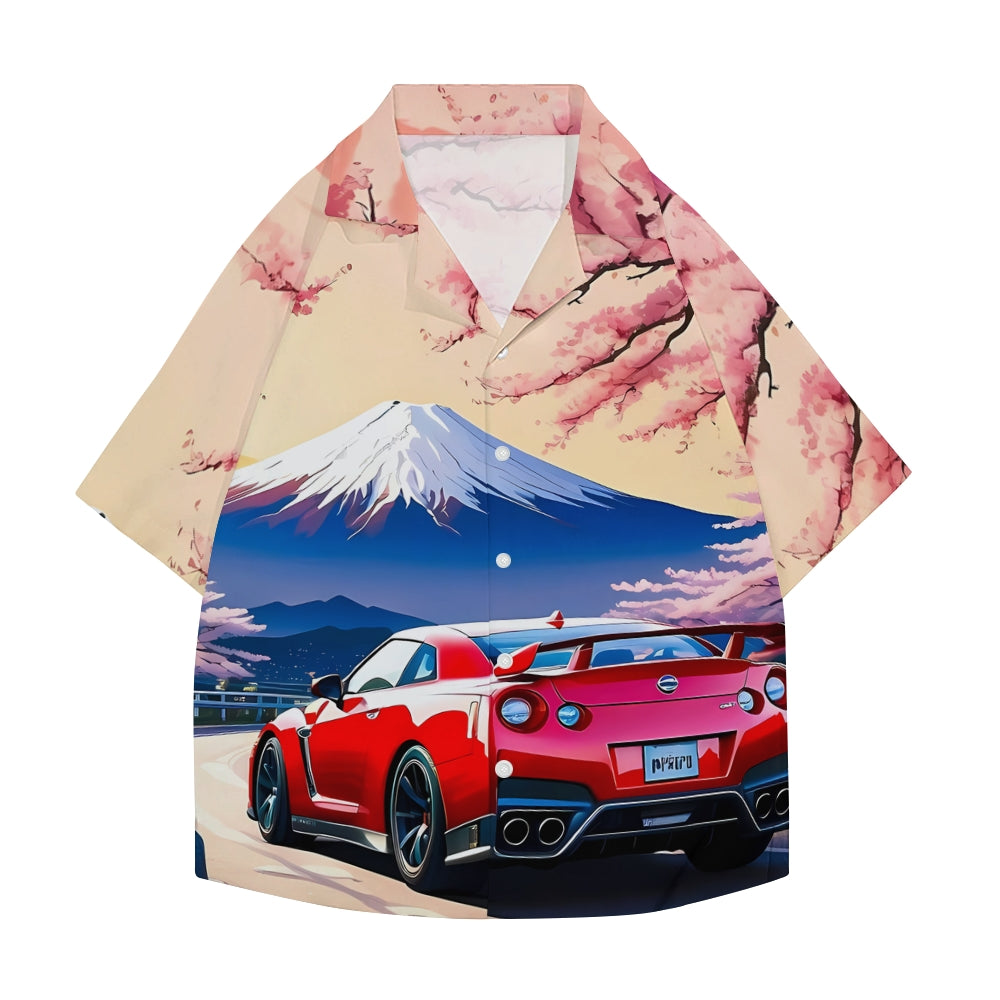 Fuji Mount Japanese Style Camp Shirt