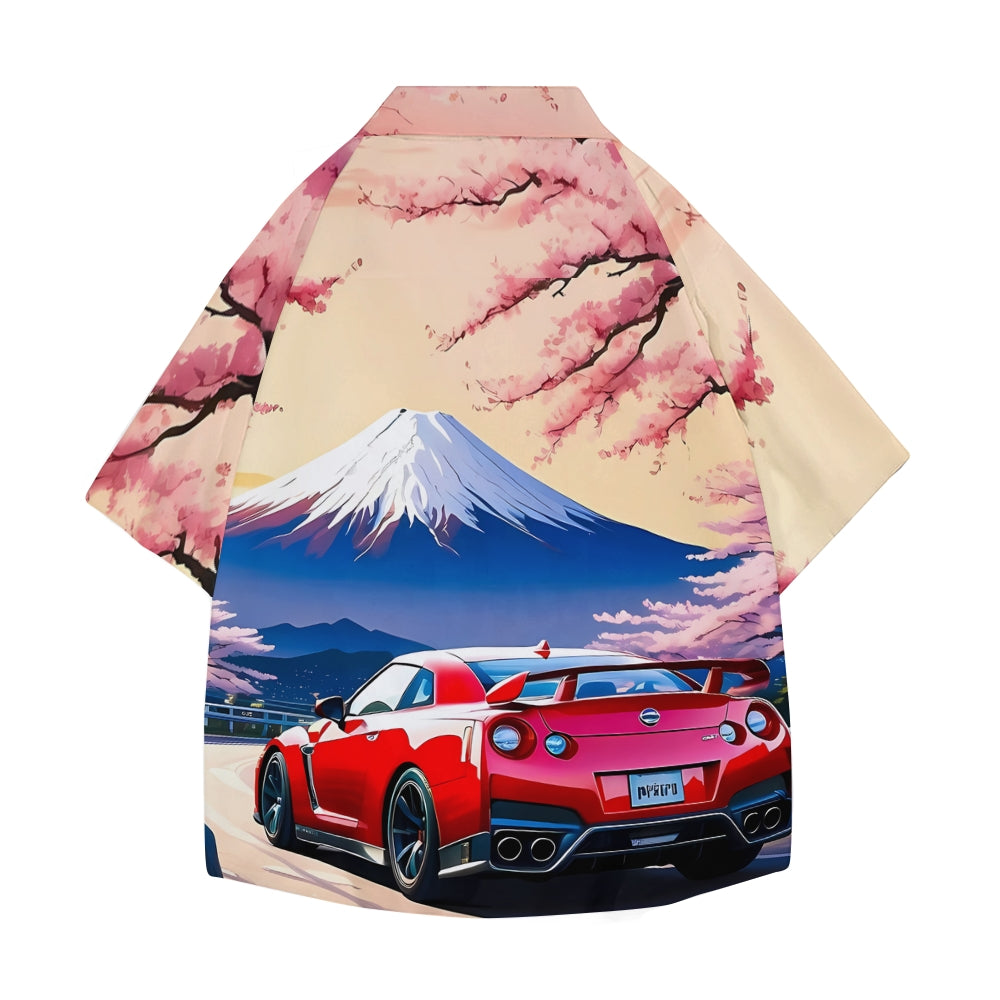 Fuji Mount Japanese Style Camp Shirt