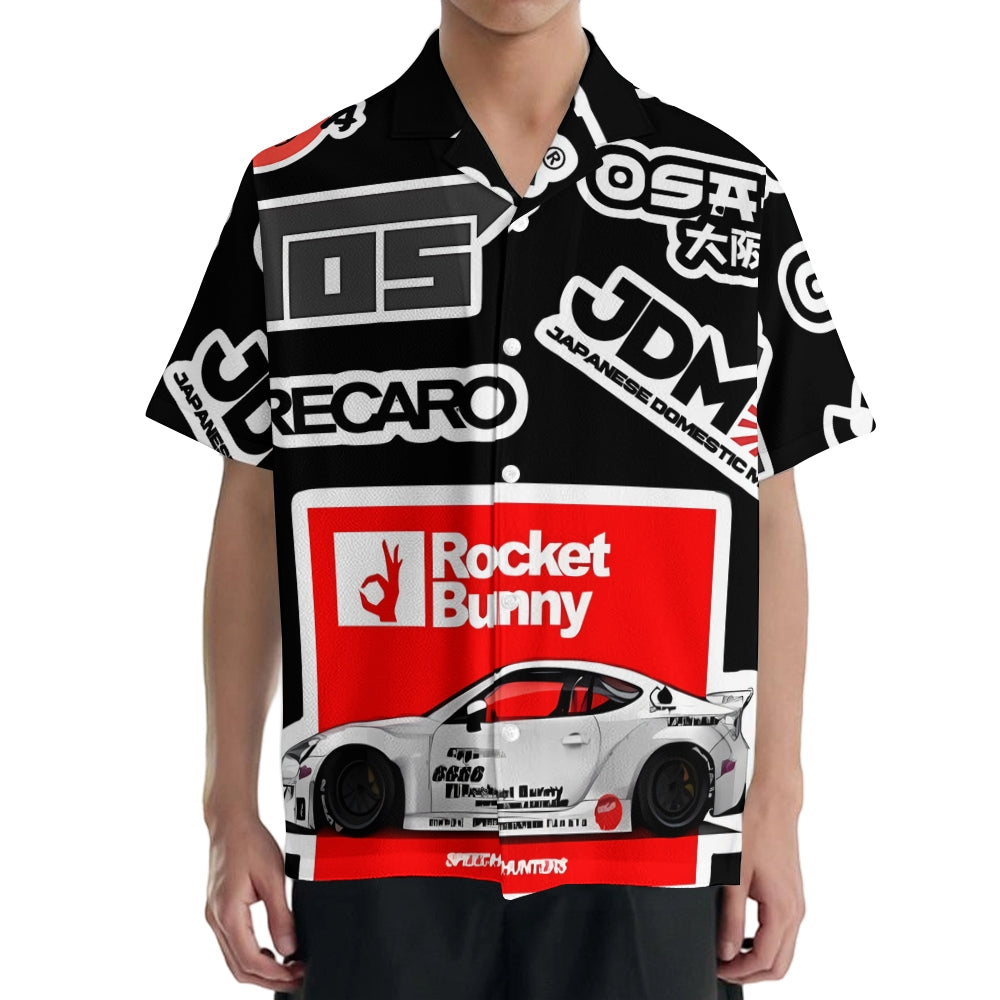 Car Japanese Style Camp Shirt