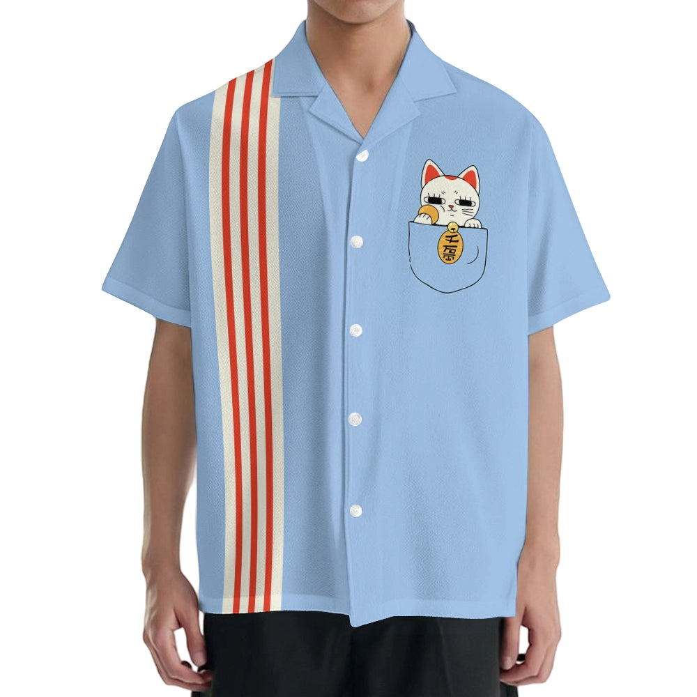 Turbo Cat Japanese Style Camp Shirt
