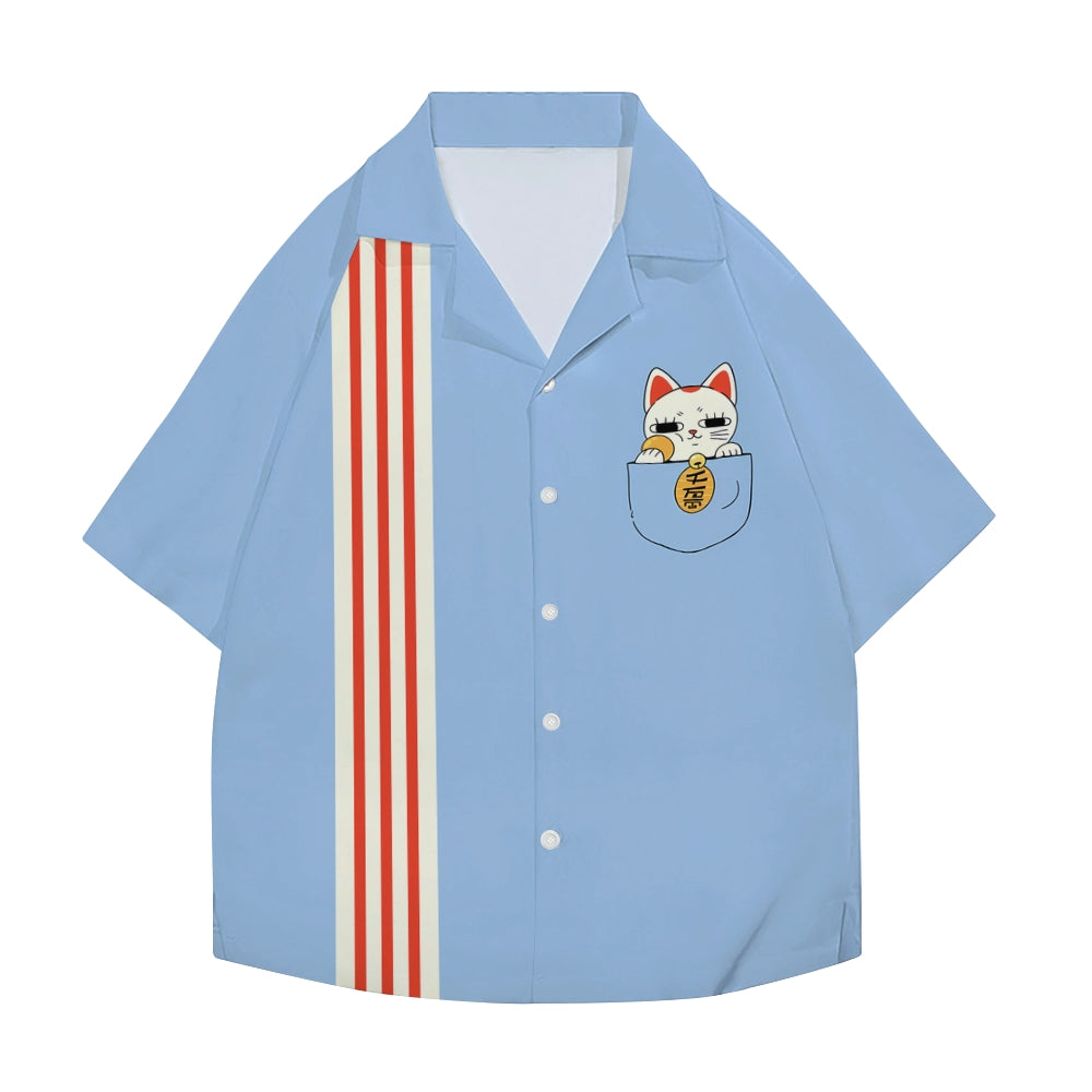 Turbo Cat Japanese Style Camp Shirt