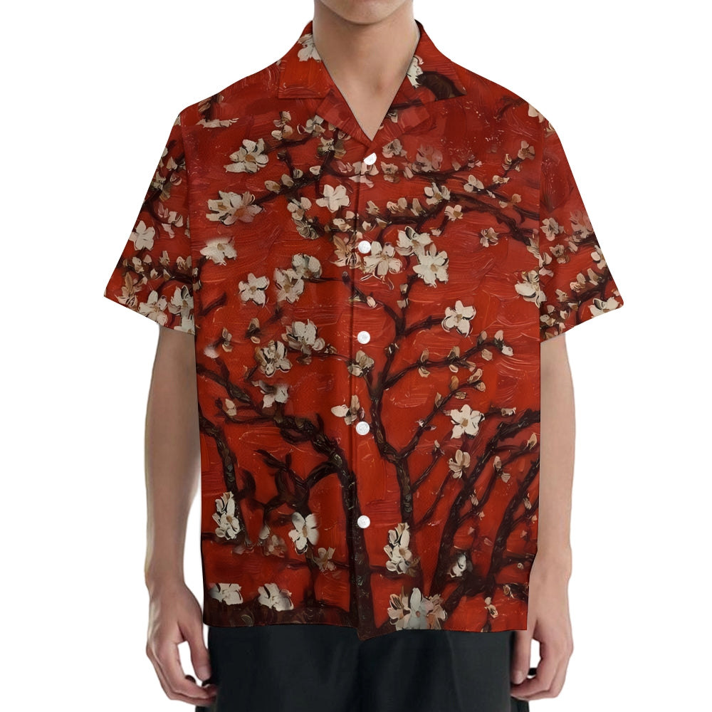 Flower Japanese Style Camp Shirt