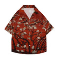 Flower Japanese Style Camp Shirt