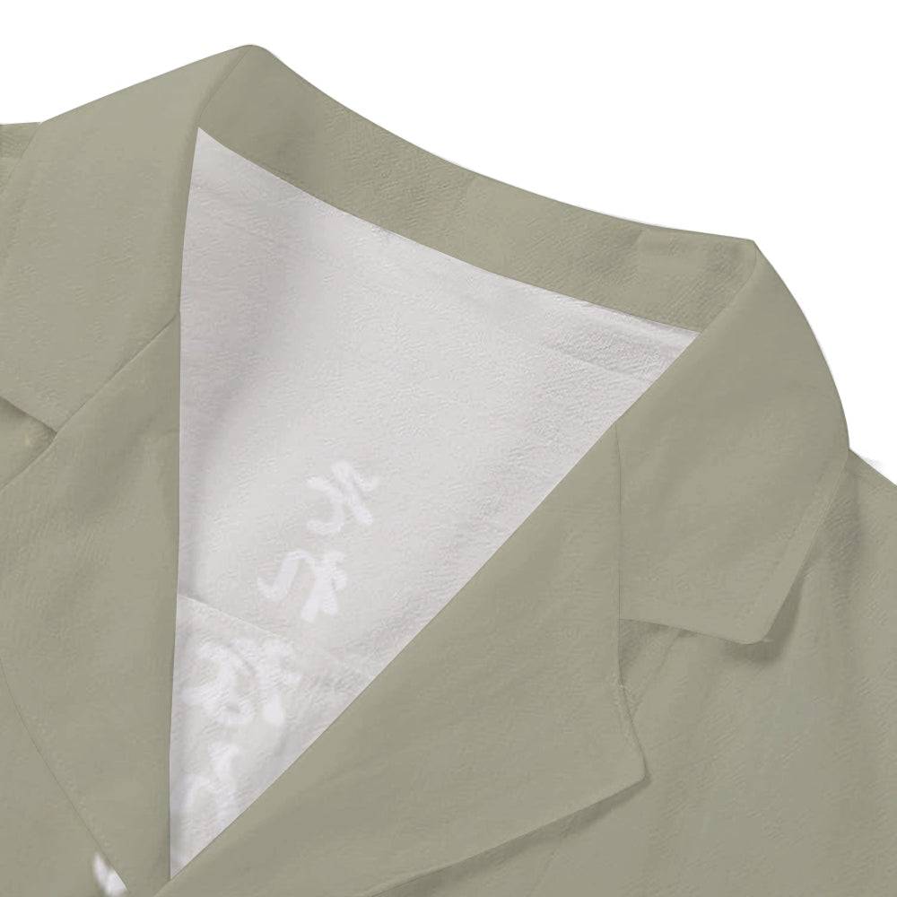 Cat Chicken Japanese Style Camp Shirt