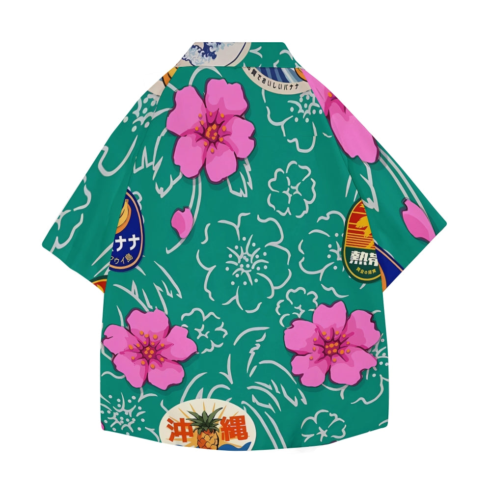 Okinawa Aloha Japanese Style Camp Shirt