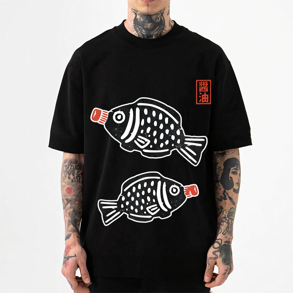 Fish Soy Sauce Japanese Style Classic Tee