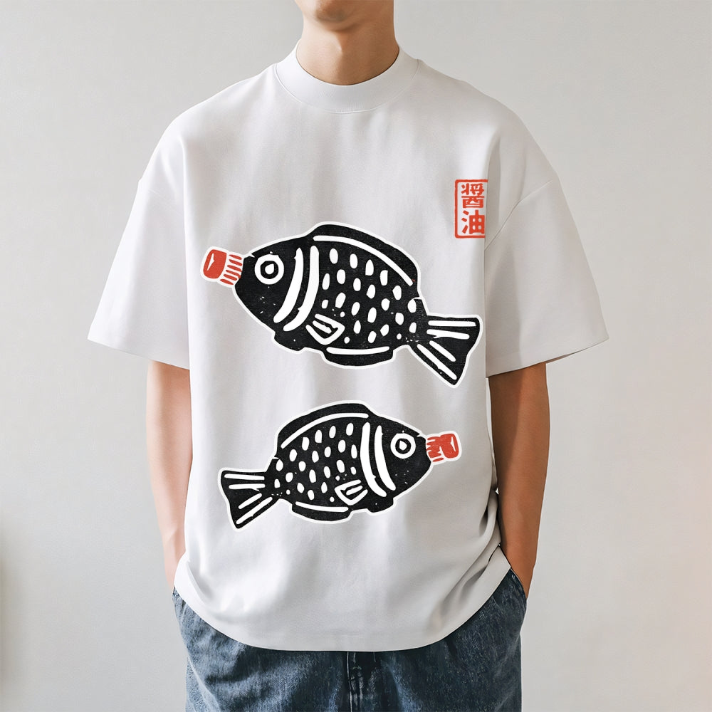Fish Soy Sauce Japanese Style Classic Tee