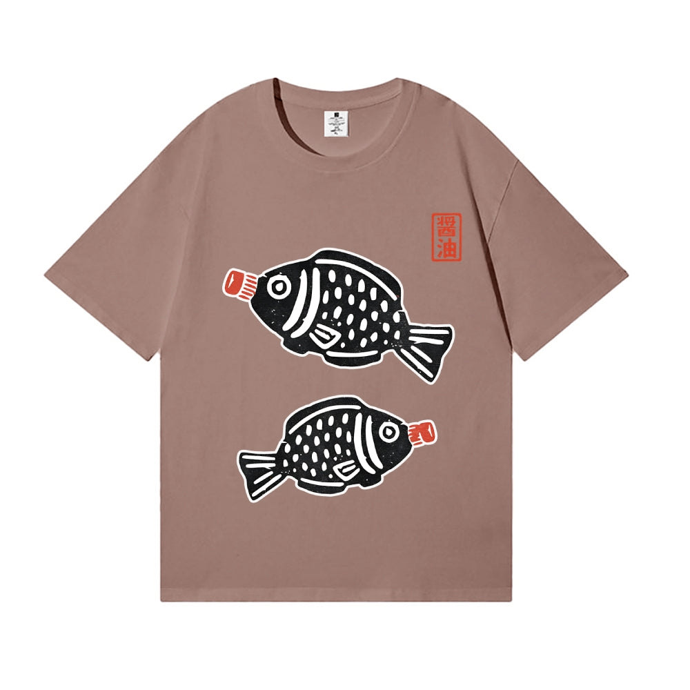 Fish Soy Sauce Japanese Style Classic Tee