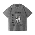 Tsukiji Fish Market Vintage Wash Japanese Design T-Shirt