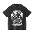 Kyoto Ramen Cat Vintage Wash Japanese Design T-Shirt