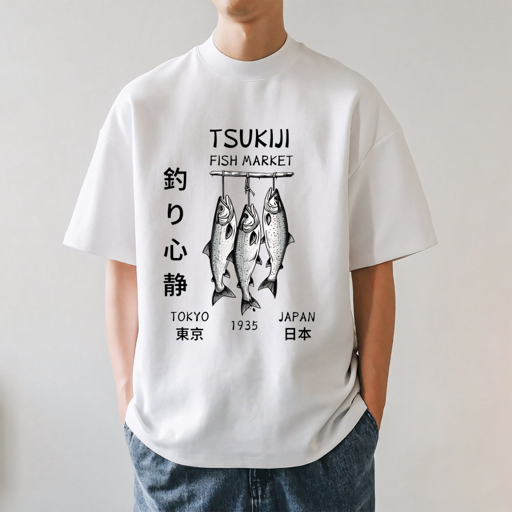 Tsukiji Fish Market Japanese Style Classic Tee