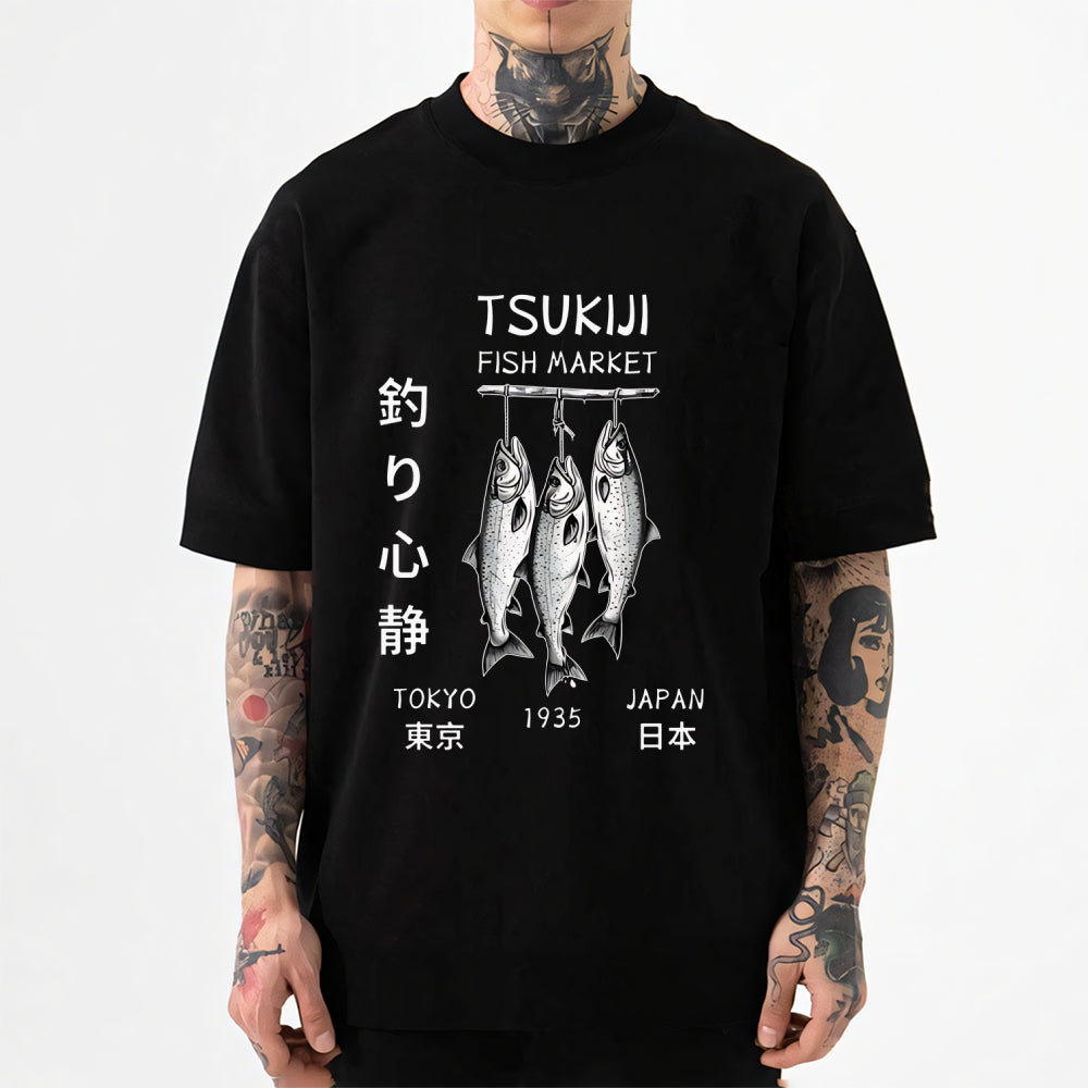 Tsukiji Fish Market Japanese Style Classic Tee