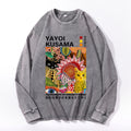 Yayoi Kusama Vintage Cotton Wash Crewneck Long-Sleeve T-Shirt