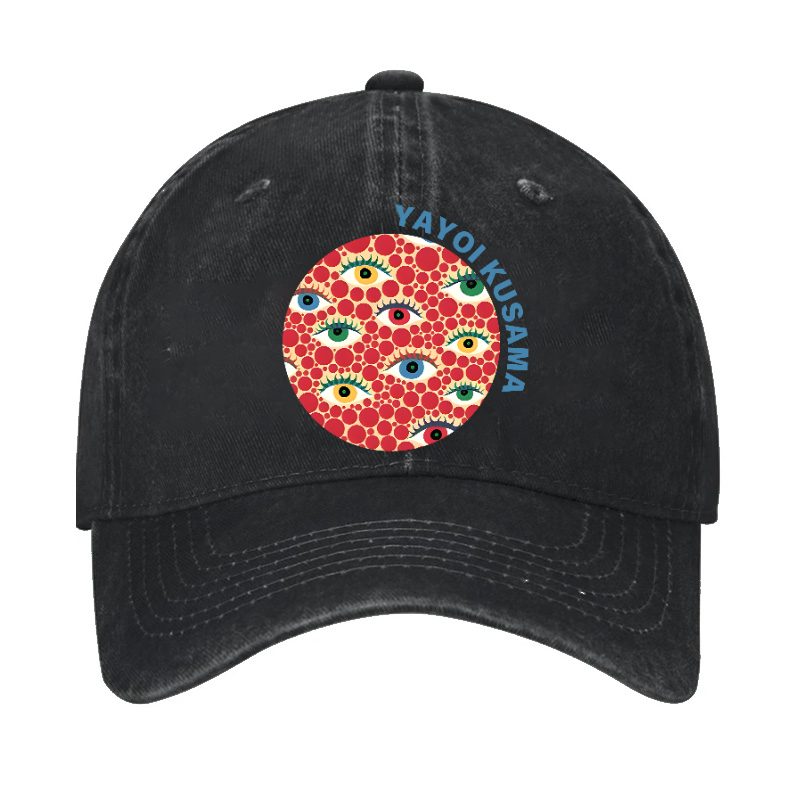 Yayoi Kusama Eyes Vintage Cotton Cap