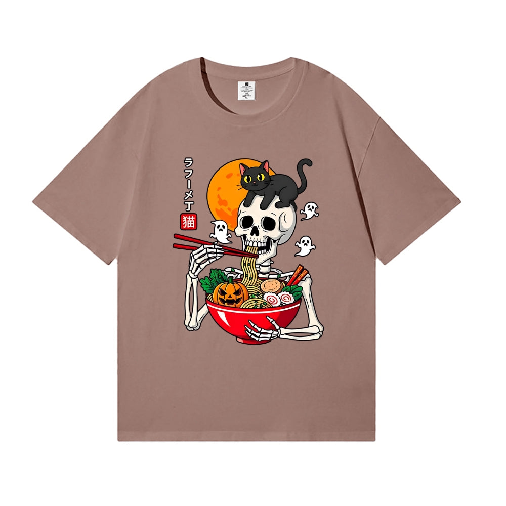 Skeleton Ramen Japanese Style Classic Tee