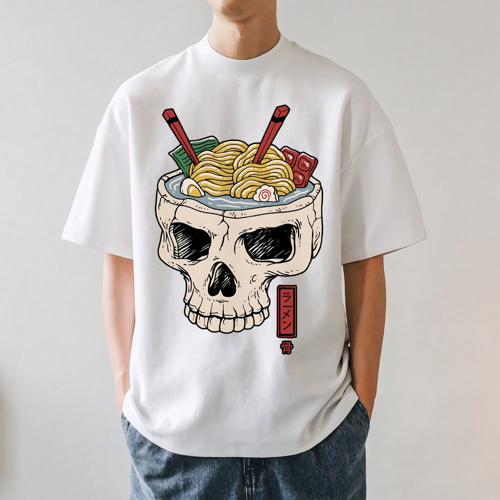 Ramen Brain Skull Japanese Style Classic Tee