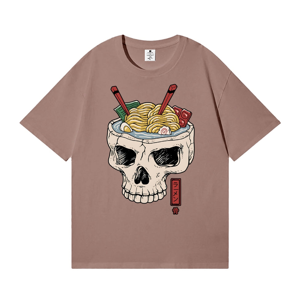 Ramen Brain Skull Japanese Style Classic Tee