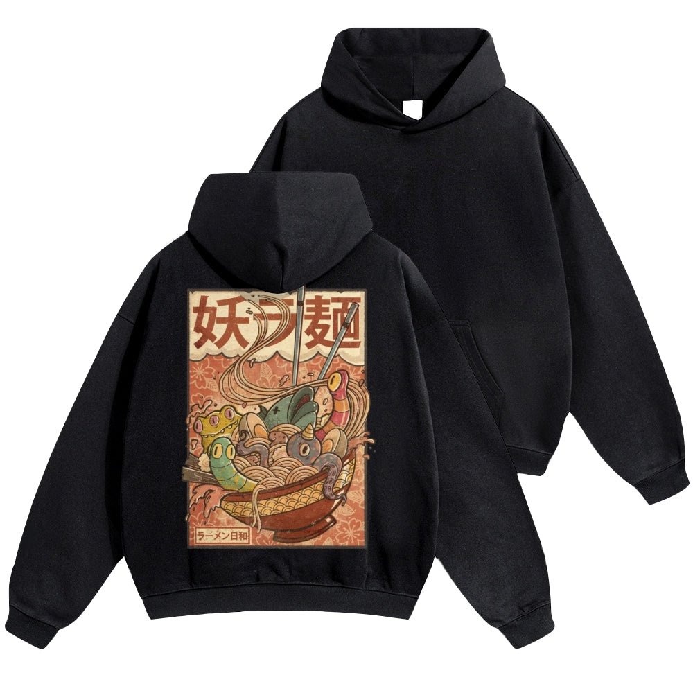 Kaiju Ramen Vintage Cotton Hoodie
