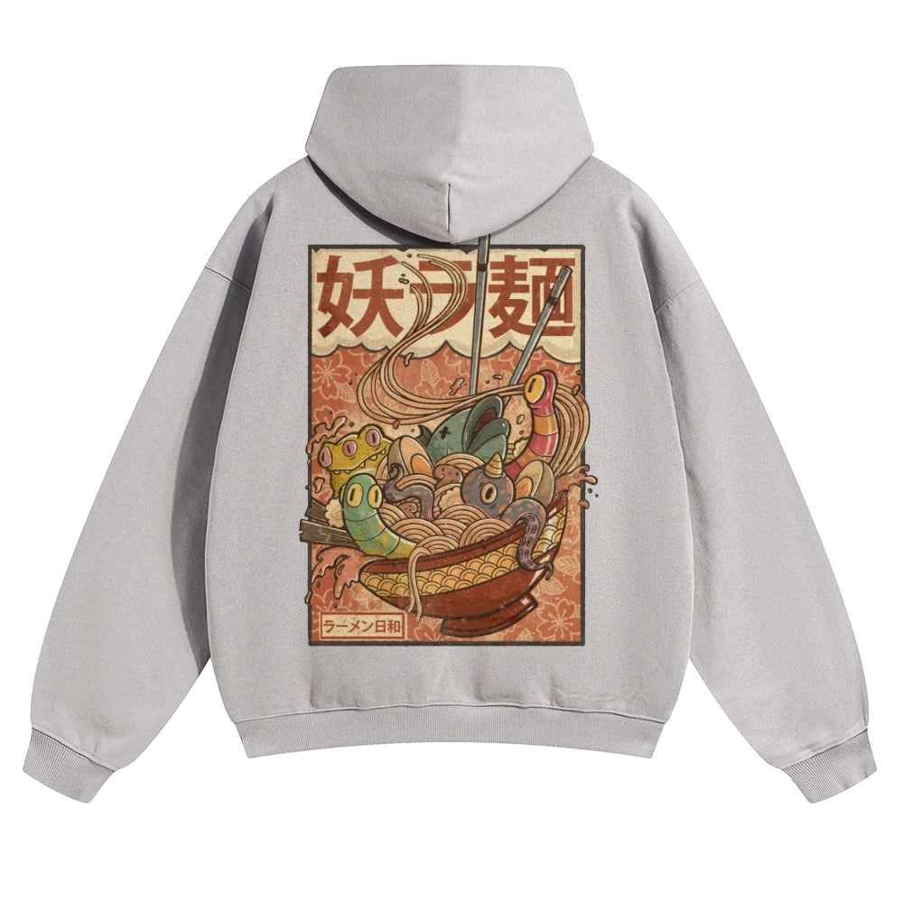 Kaiju Ramen Vintage Cotton Hoodie