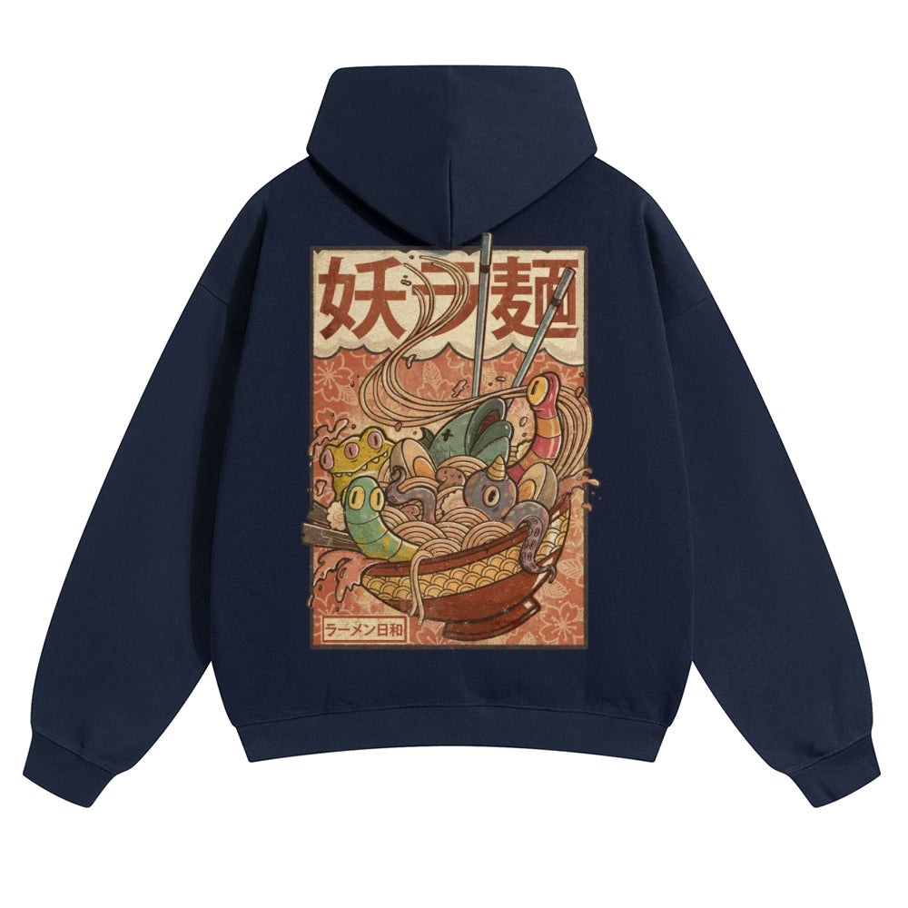 Kaiju Ramen Vintage Cotton Hoodie