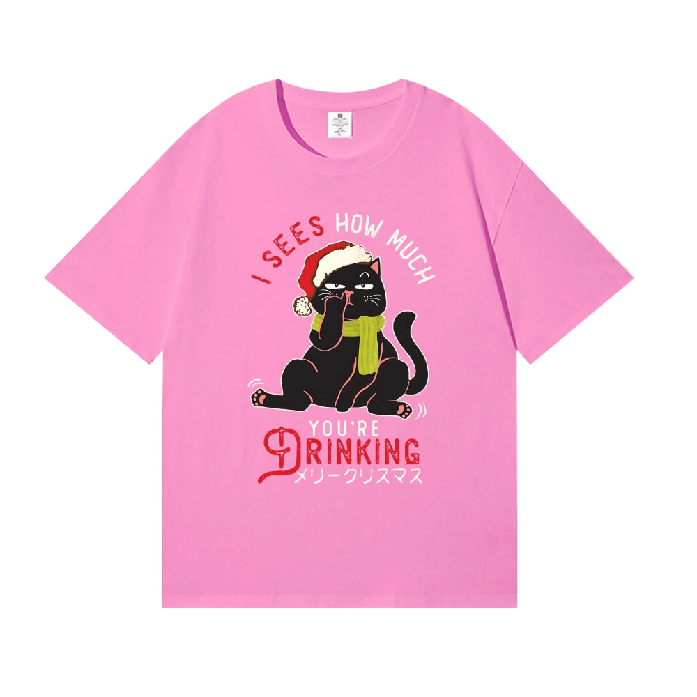 Christmas Cat Japanese Style Classic Tee